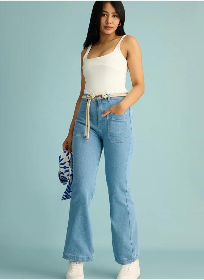 Kotty Kotty High Rise Straight Fit Jeans  - Image 1