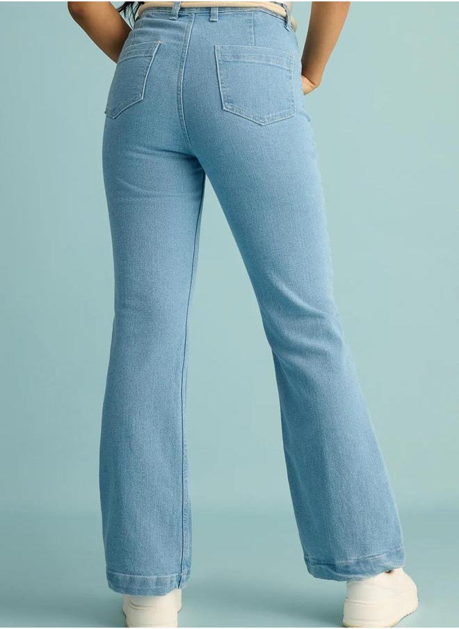 Kotty Kotty High Rise Straight Fit Jeans  - Image 5