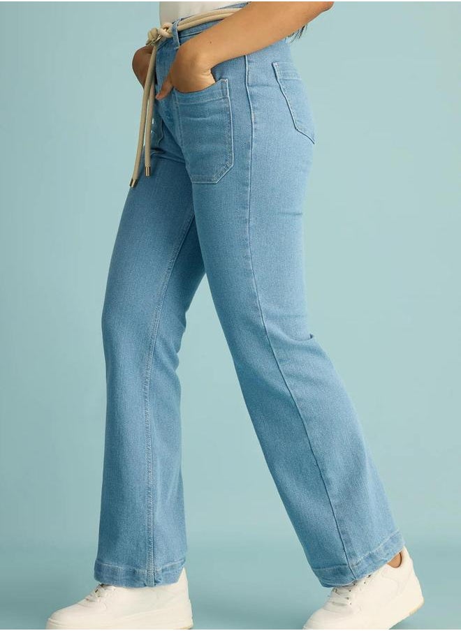 Kotty Kotty High Rise Straight Fit Jeans  - Image 4