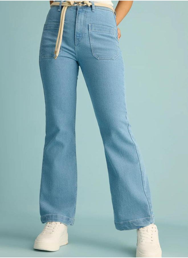 Kotty Kotty High Rise Straight Fit Jeans  - Image 2