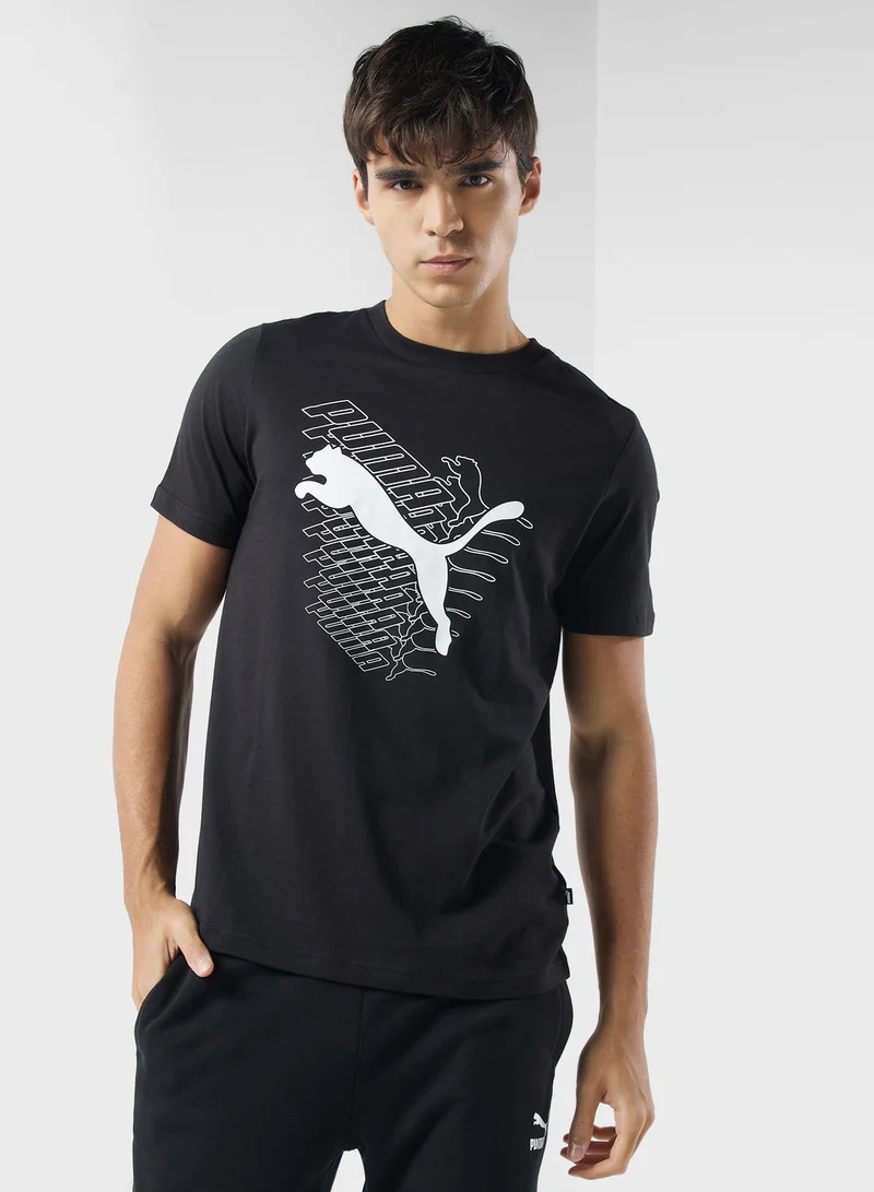 PUMA Graphics Cat T-Shirt