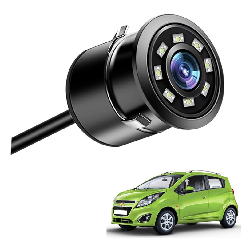 Asryd Car Rear Backup Camera, Rear View LED Night Vision Camera Waterproof 170 Degree Wide Angle, Black, Reverse Camera Parking Guide For Chevrolet Beat (1 LED Camera) - Image 4
