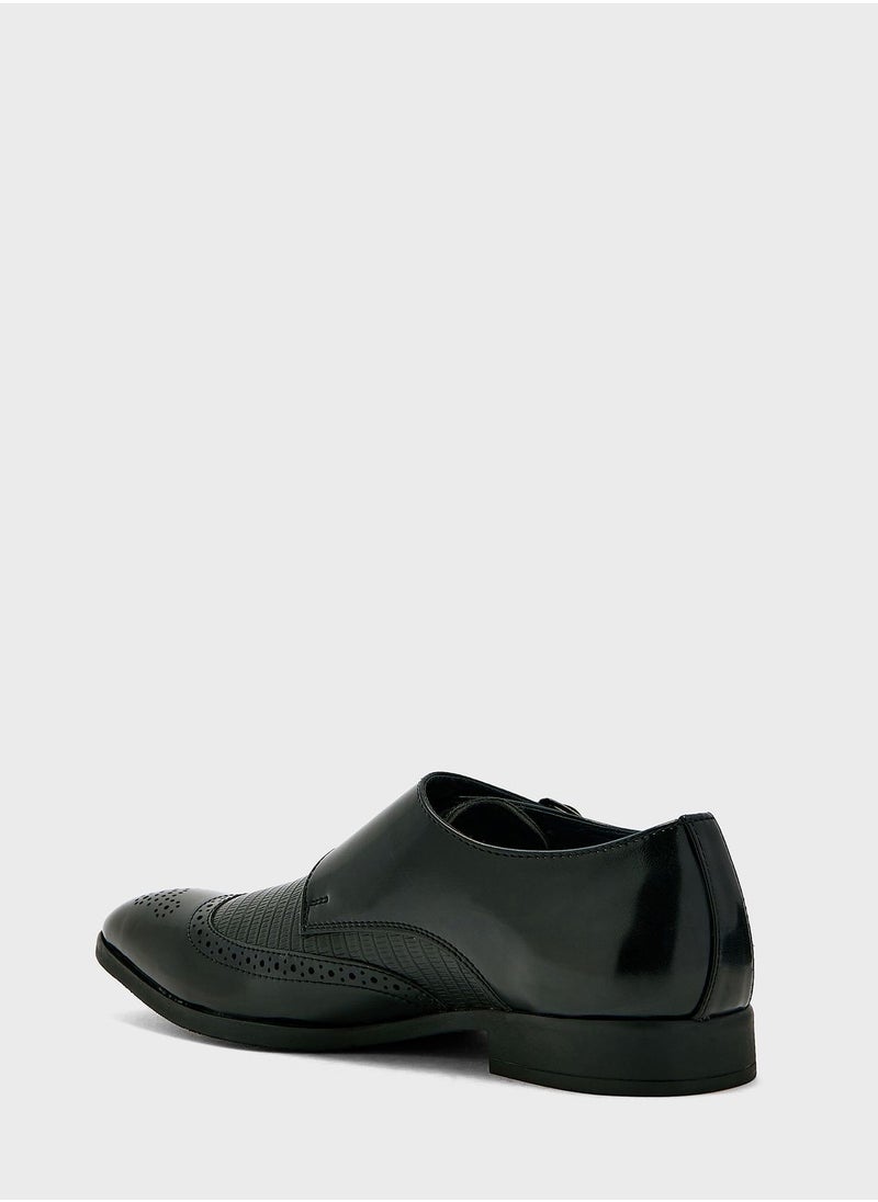 Robert Wood - Monk Strap Formal Slip Ons - Image 1