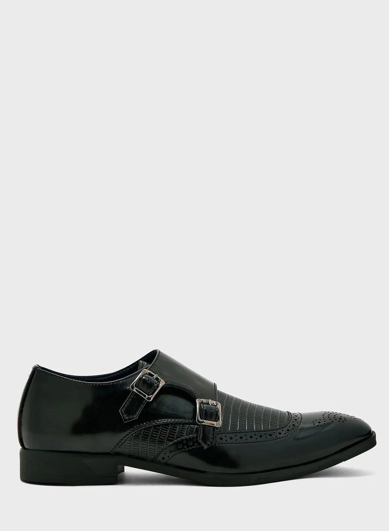 Robert Wood Monk Strap Formal Slip Ons