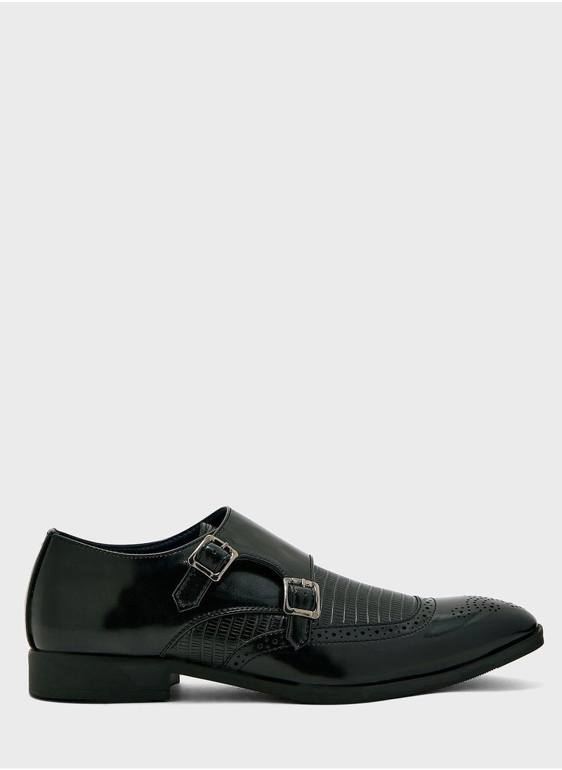 Robert Wood - Monk Strap Formal Slip Ons - Image 1