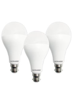 SONASHI Pack of 3 LED Bulb 15W (B-22) Pin Type SLB-015 