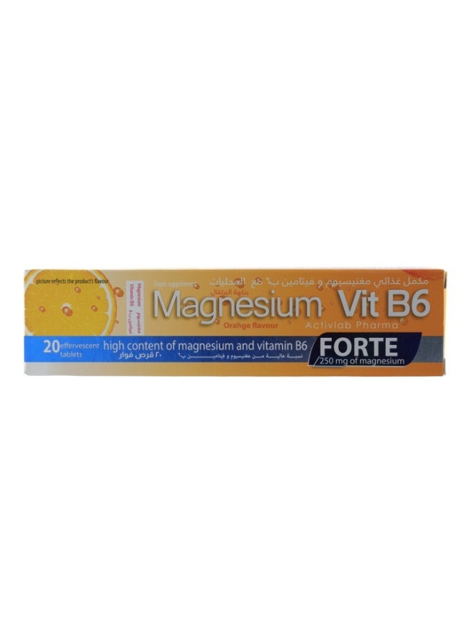activlab pharma MagneSium Vit B6 Forte Effervescent Tablets - Image 1