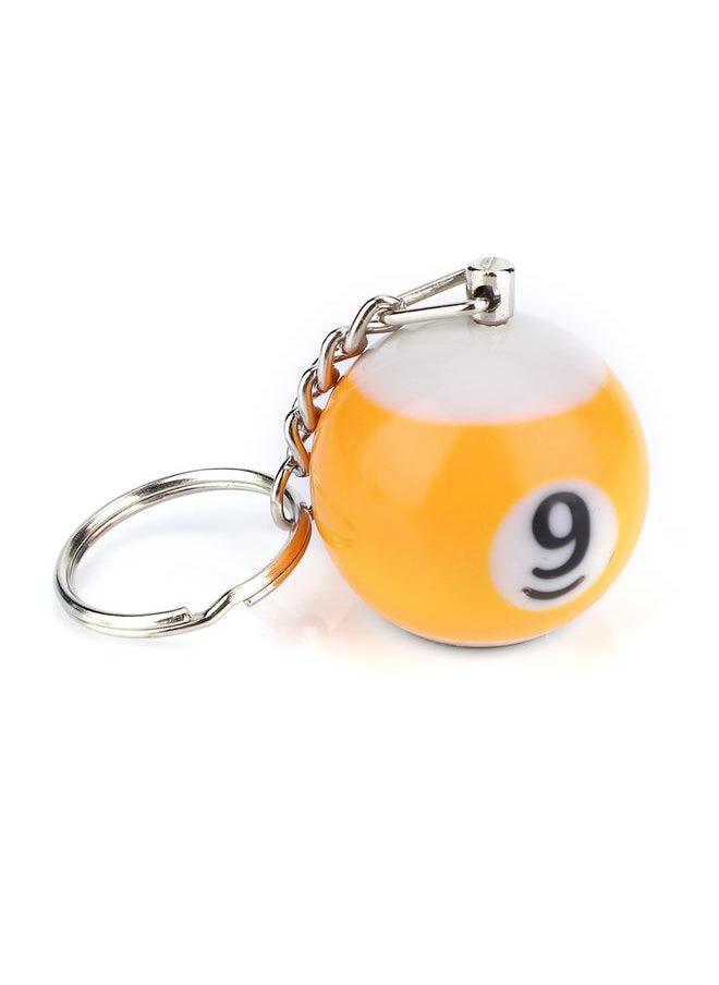 Thoraya Billiard Shape Pool Cue Tips Trimmer Shaper Key Chain Scuffer Burnisher Table Tool(No.9)  - Image 1