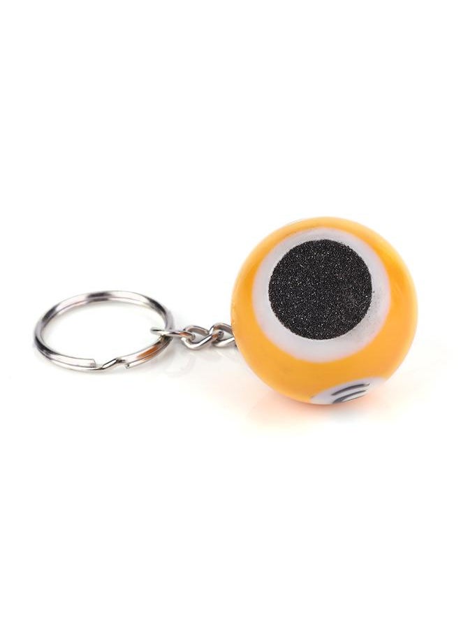 Thoraya Billiard Shape Pool Cue Tips Trimmer Shaper Key Chain Scuffer Burnisher Table Tool(No.9)  - Image 3