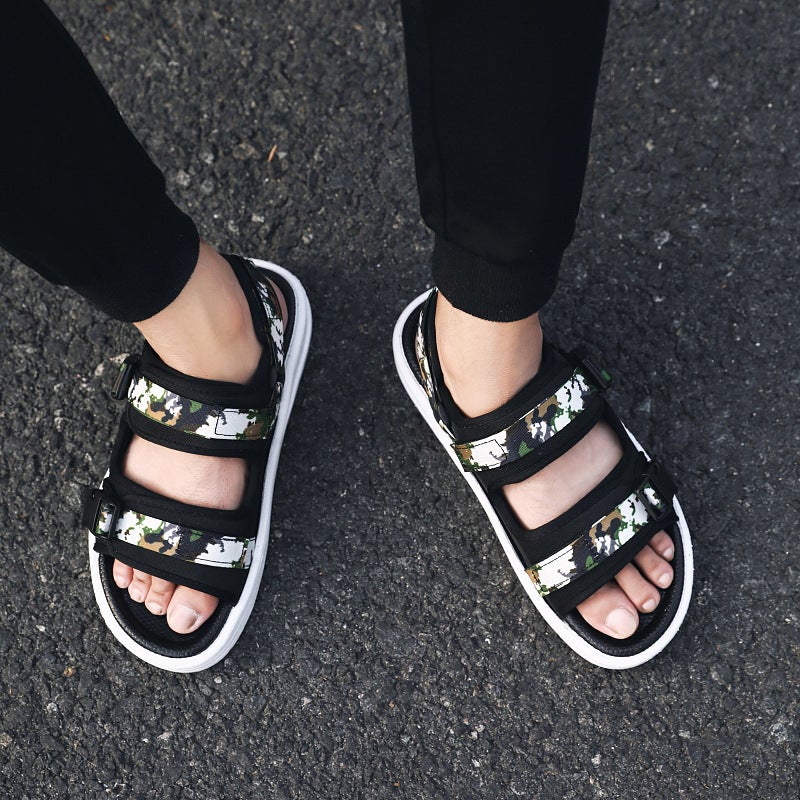 2023 New Summer Men'S Sandals Two-Wear Sandals Casual Plus Size Factory - Image 5