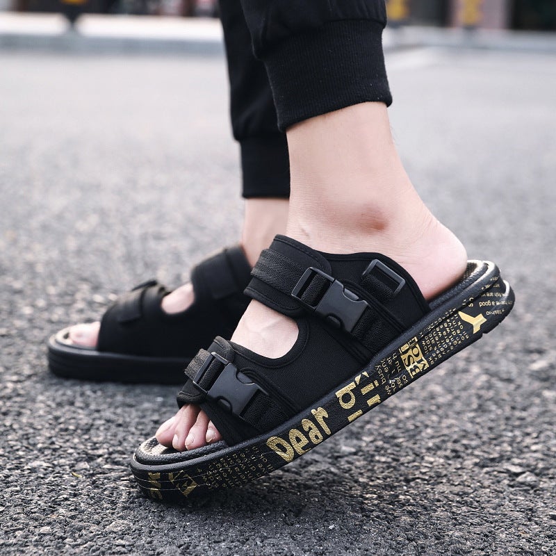 2023 New Summer Men'S Sandals Two-Wear Sandals Casual Plus Size Factory - Image 4