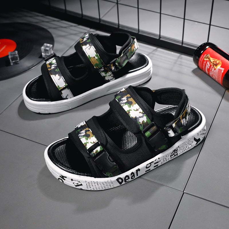 2023 New Summer Men'S Sandals Two-Wear Sandals Casual Plus Size Factory - Image 1
