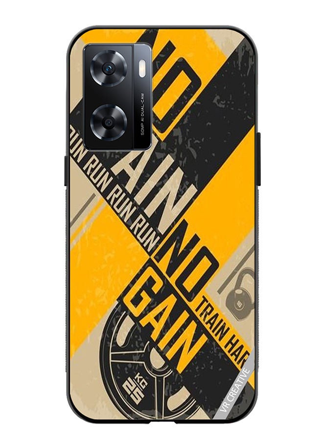 VR CREATIVE Protective Case Cover For OnePlus Nord N20 SE No Pain No Gain Design Multicolour - Image 1