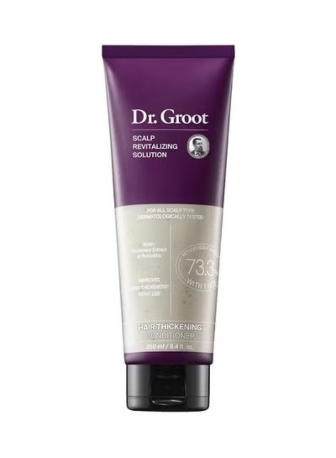 Dr.Groot Hair Thickening Conditioner for Hair loss 250ml, Thinning Hair, Biotin Scalp Treatment, Thicker Hair, Reduces Oil - Image 1