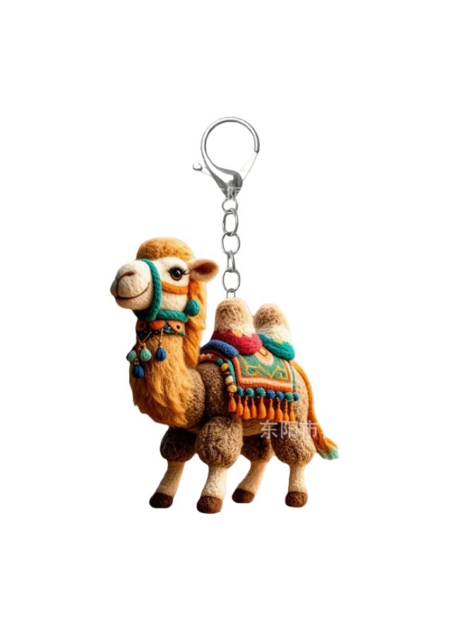 2 pieces of camel hanging accessories, used for keychains, bags, car parts, and gifts - Image 4