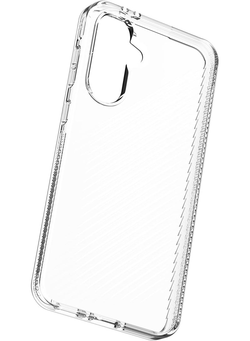 زاج جراب Samsung Galaxy A56 5G - حماية من السقوط من ارتفاع 10 أقدام، صديق للبيئة، متوافق مع الشحن اللاسلكي، تصميم نحيف وخفيف الوزن، نمط متموج لقبضة آمنة، شفاف - Image 5