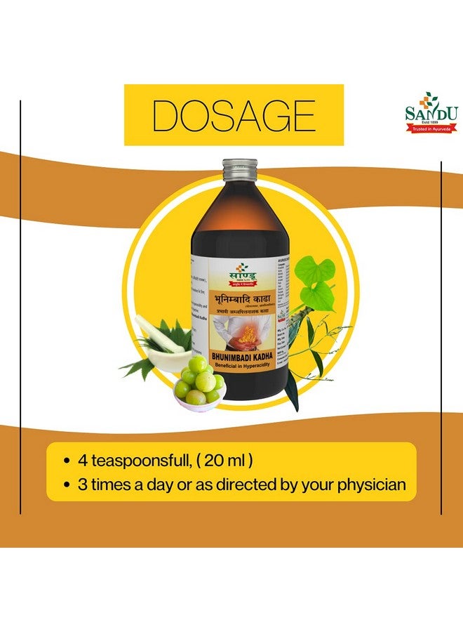 Sandu Bhunimbadi Kadha | Basic Ayurvedic Remedy for Hyperacidity (450 ml) - Image 5