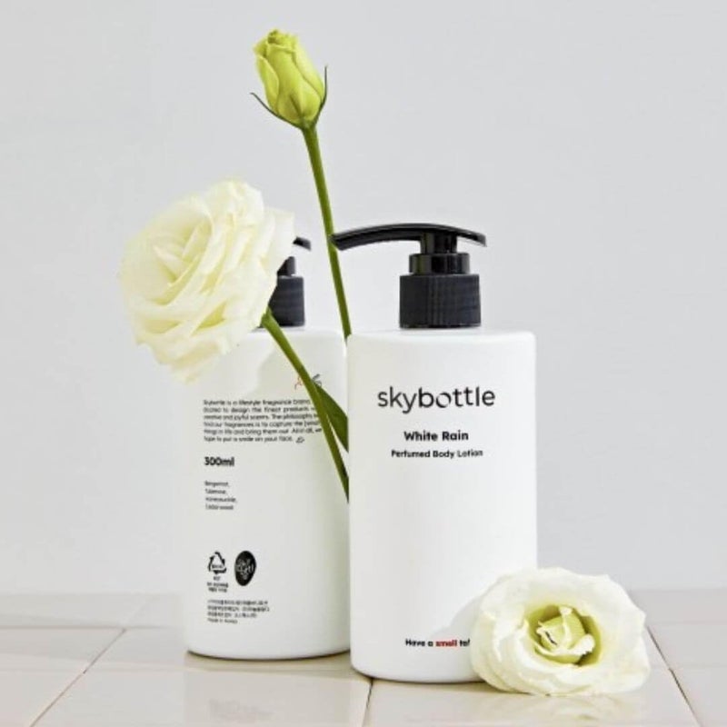 skybottle Perfumed Body Lotion with Pump, Fast Absorbing, Korean Skin Care, Bergamot, White Rose Scented Lotion for Women & Men, 10.1 Fl. Oz - Image 3