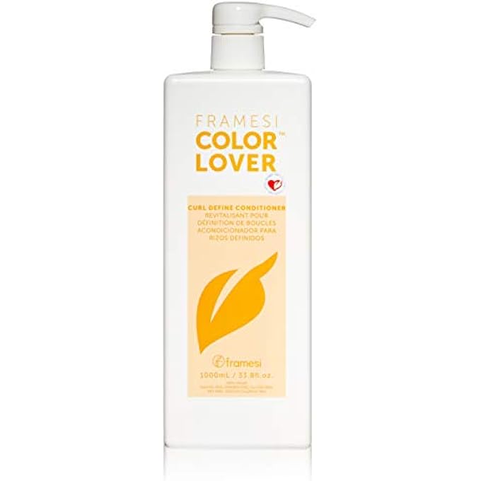 framesi COLOR LOVER CURL DEFINE CONDITIONER, 33.8 FL OZ, CONDITIONER FOR CURLY HAIR WITH QUINOA, COLOR TREATED HAIR - Image 1