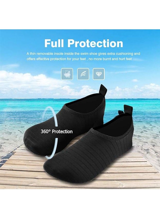 Generic Water Shoes for Women Men Kids, Barefoot Quick-Dry Aqua Water Socks Slip-on Swim Beach Shoes for Snorkeling Surfing Kayaking Beach Walking Yoga  - Image 4