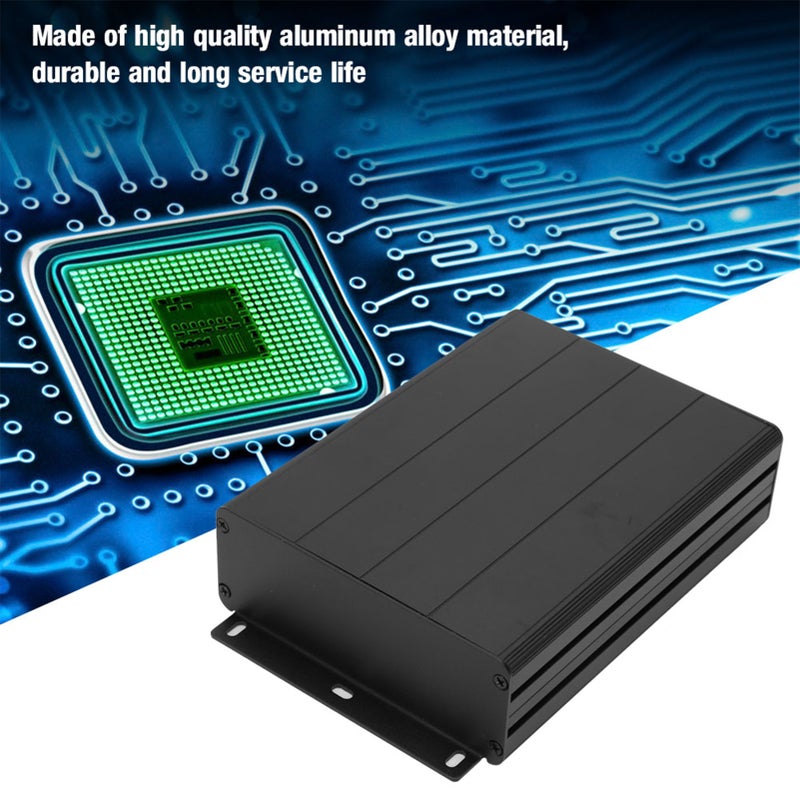 45*122*160mm Matte Black Box Extruder Aluminum Alloy Shell GPS Case Enclosure - Image 3