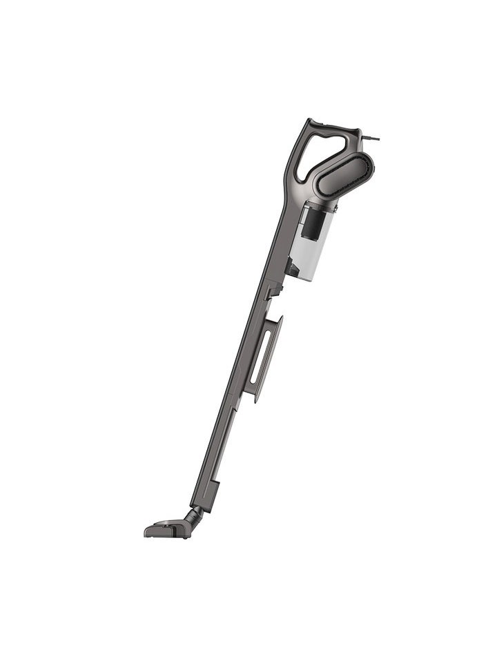 ديرما - Deerma DX700s 2 في 1 مكنسة كهربائية محمولة 600 واط سلكية خفيفة الوزن فائقة الهدوء بقوة 15 كيلو باسكال وتقنية شفط الثقب الأسود | -  أسود - Image 1