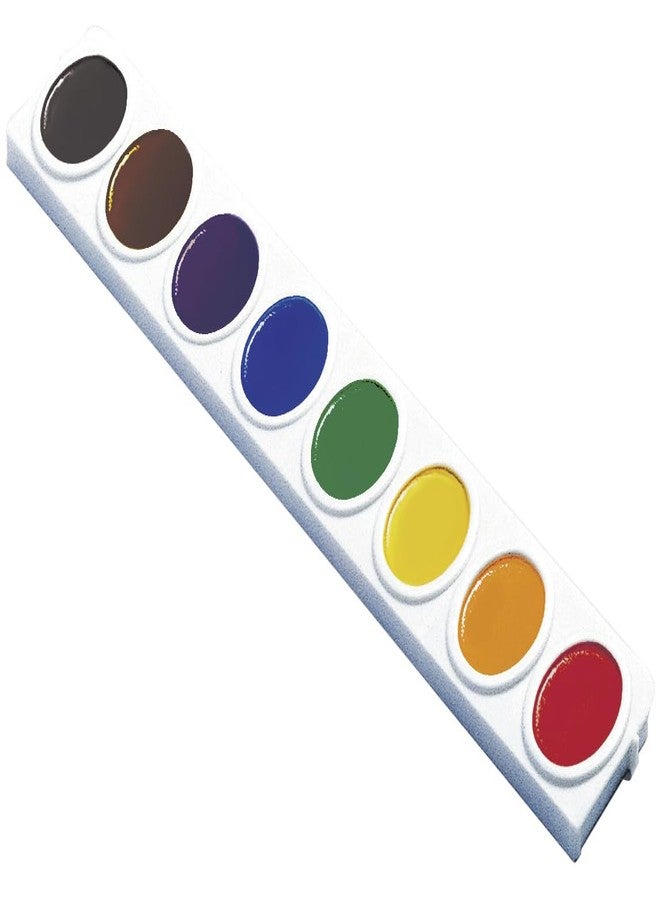 Prang Oval Pan Watercolors Set Refill Tray, Assorted Colors, 1 Count (Pack of 3) - Image 1