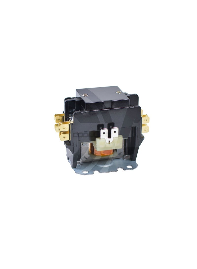 Air Conditioner Magnetic Contactor 30A, Replacement Condenser Compressor Motor 2 Pole / 230Vac Coil Voltage (2P 30A 230Coil Voltage) - Image 1