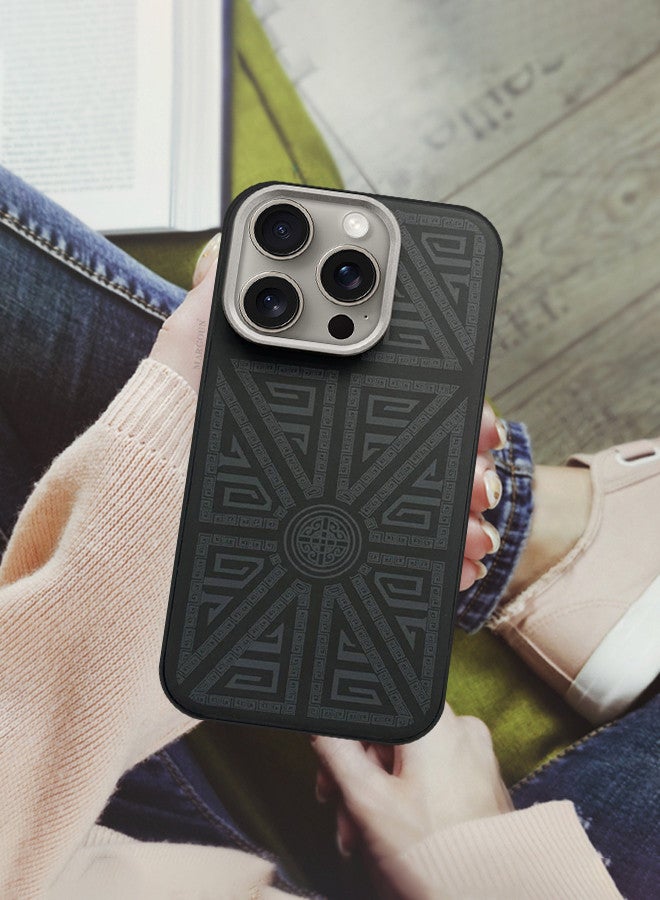MARGOUN For iPhone 15 Pro 2 Pack Case And Screen Protector Carbon Fiber Made Slim And Light Shockproof Phone Cover Military-Grade Protection MIX3 - Image 5