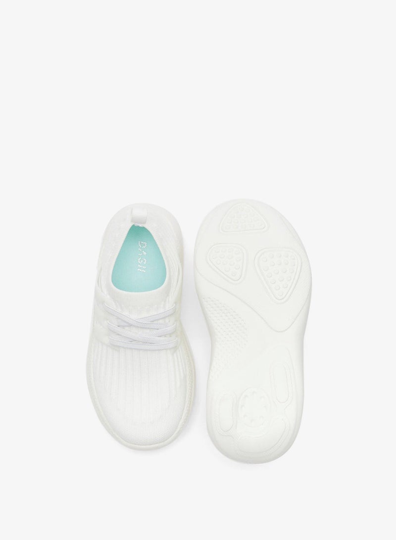 Dash Girls Textured Slip-On Sports Shoes - Image 5