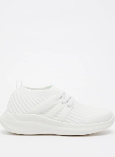 Dash Girls Textured Slip-On Sports Shoes