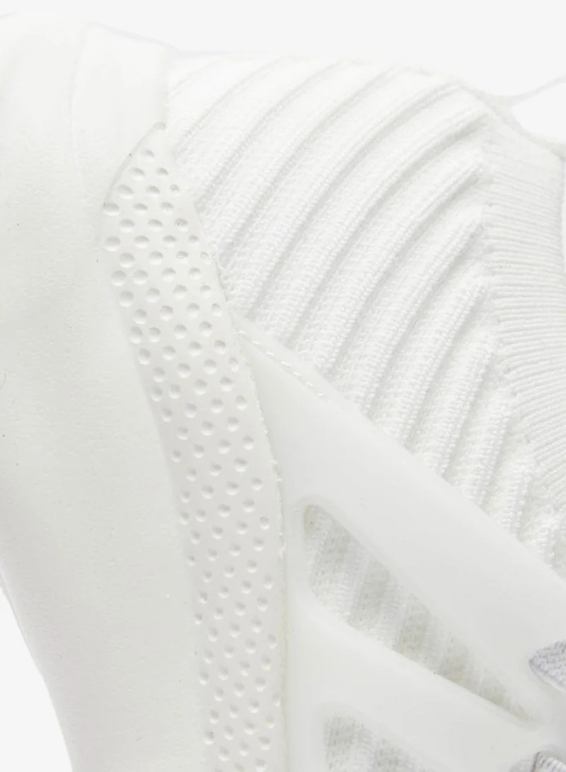 Dash White Kids Textured Slip-On School Walking Shoes for Women | Best Price UAE
