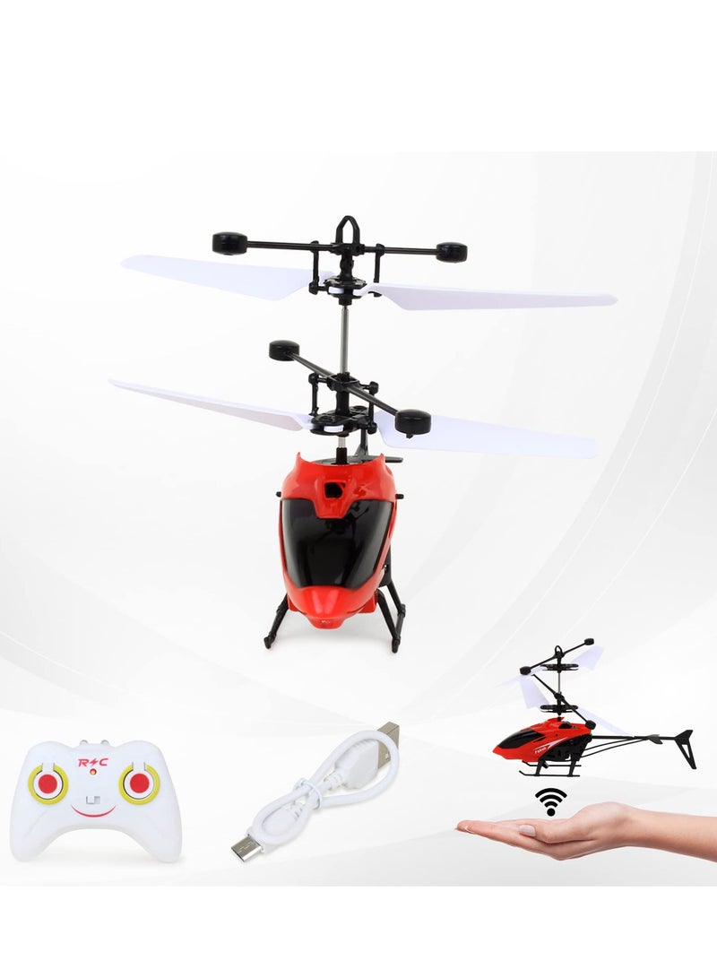 Hand Induction RC Helicopter With Cable And Remote-assorted  - Image 4