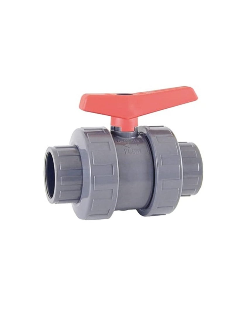 PVC Cepex PVC Heavy Duty Water Supply Pipe Fittings for Swimming Pool, Agriculture, Irrigation & Commercial Plumbing Use (1.1/4 Inch, Union Ball Valve (Anti Block))  - Image 2