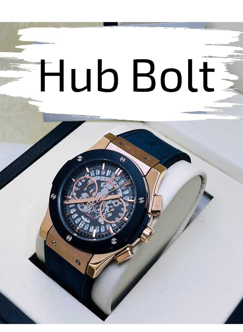 Luxury Men's Hub Bolt Watch
