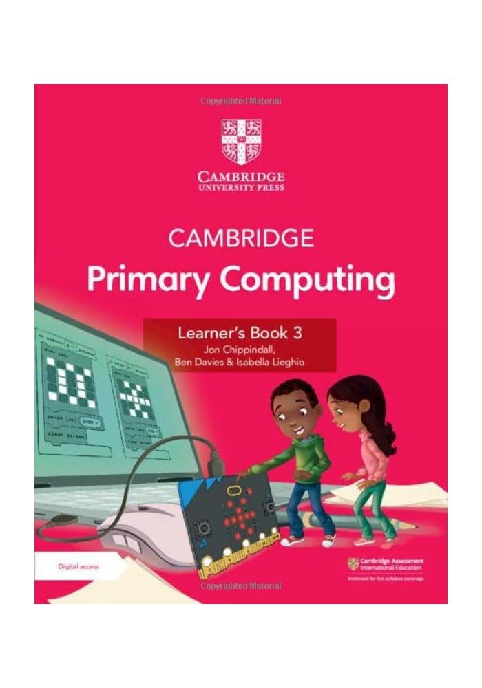 Cambridge Primary Computing Learner's Book 3 with Digital Access (1 Year) - Image 1
