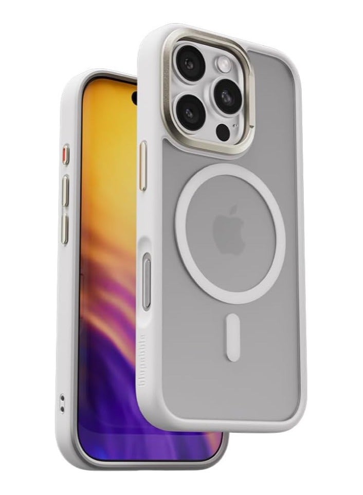 blupebble iPhone 16 Pro Max Case With MagSafe, Hybrid Matte Hard Back Cover with High-Grade Protection, Magnetic Phone Cover for iPhone  - Image 1