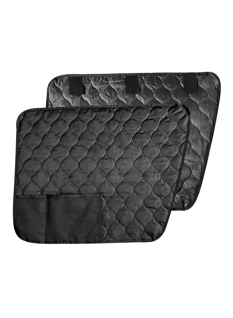 general 2 Piece Set Car Seat Door Protector Pet Mat Side Door Dirt Resistant Anti-Scratch Protective Pad Car Pet Mat Anti-Kick Mat - Image 1