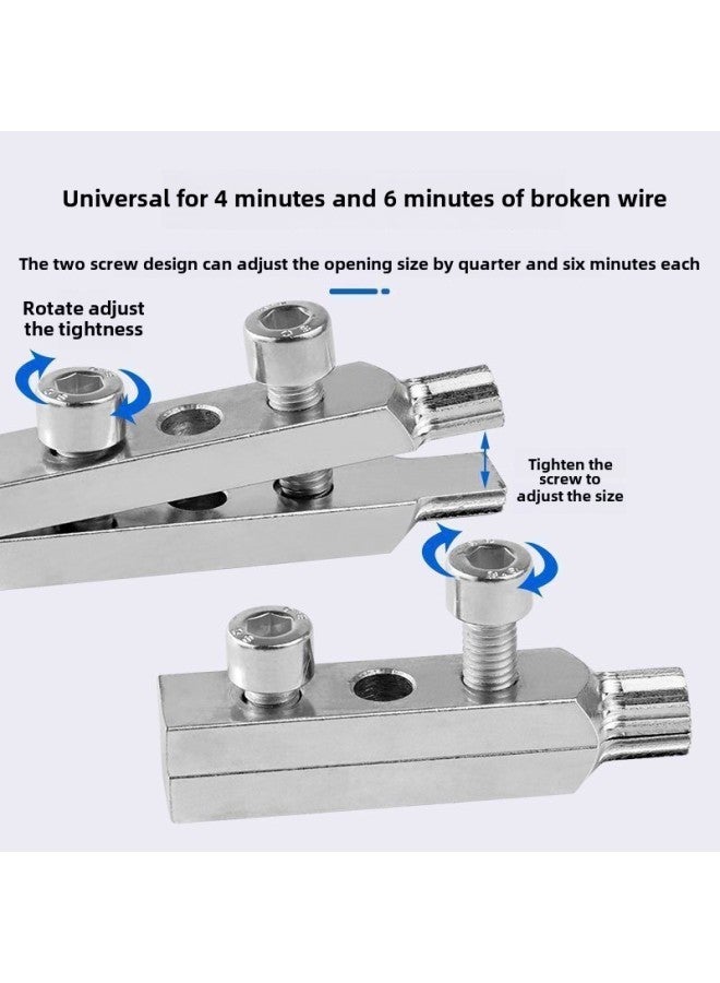 Tightening Faucet Angle Valve Broken Wire Remover Reverse Wire Water Pipe Broken Pipe Triangle Valve Repair-Specifications:A Set Of Angle Valve Broken Wire Extractors - Image 5