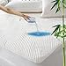 GRT Bamboo Cooling Waterproof Mattress Protector Cal King Size - 3D Air Fiber Mattress Cover Breathable Ultra Soft, - Image 2