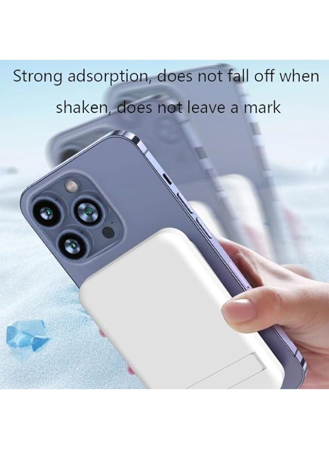 ماجنيتك بنك الطاقة اللاسلكية المغناطيسية ، بنك الطاقة اللاسلكية iPhone 10000mAh شاحن محمول مع محاذاة مغناطيسية لسلسلة iPhone 16/15/14/13/12 - Image 4