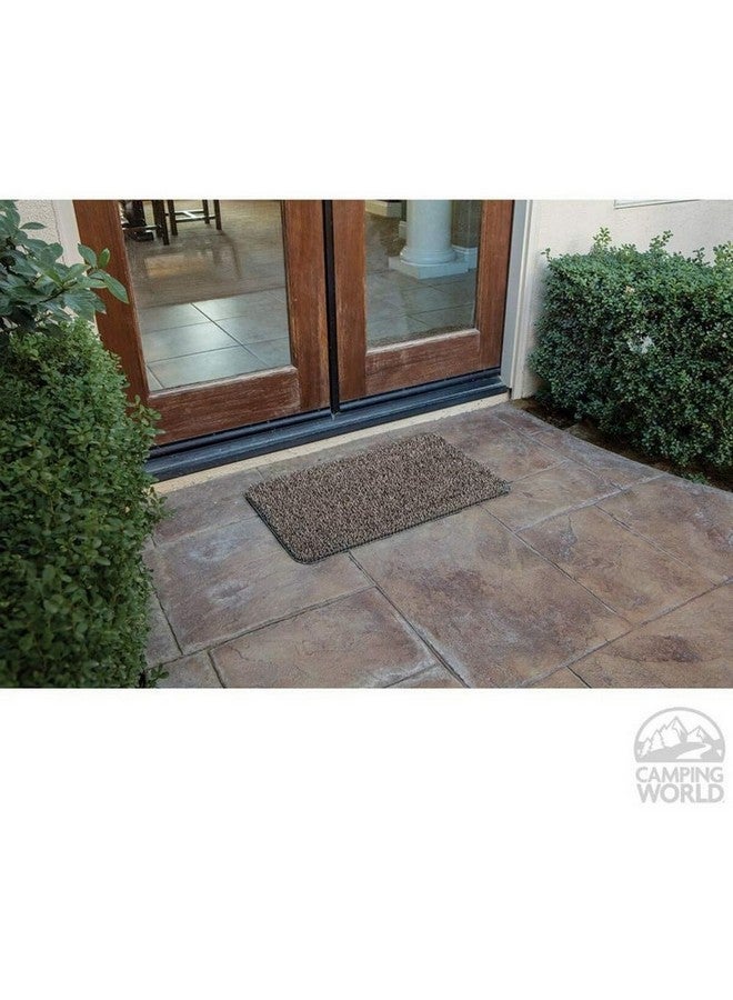Grassworx Clean Machine Flair Rectangular Scraper Doormat Taupe 18 x 30 Inch 10372031 - Image 4