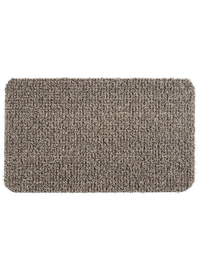 Grassworx Clean Machine Flair Rectangular Scraper Doormat Taupe 18 x 30 Inch 10372031 - Image 1