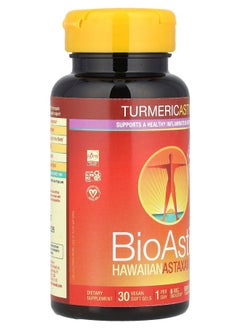 Nutrex Hawaii Turmericastin™ BioAstin® Hawaiian Astaxanthin® 30 Vegan Soft Gels  - Image 2