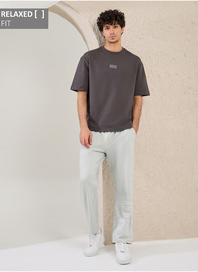 Styli Styli Dune Runner Placement Print Relaxed Fit Joggers  - Image 1