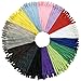 DOITEM Bulk Zippers DOITEM 45pcs 18 Inch Invisible Multicolor Nylon Coil Zippers for Sewing and Crafts 15 Colors - Image 2