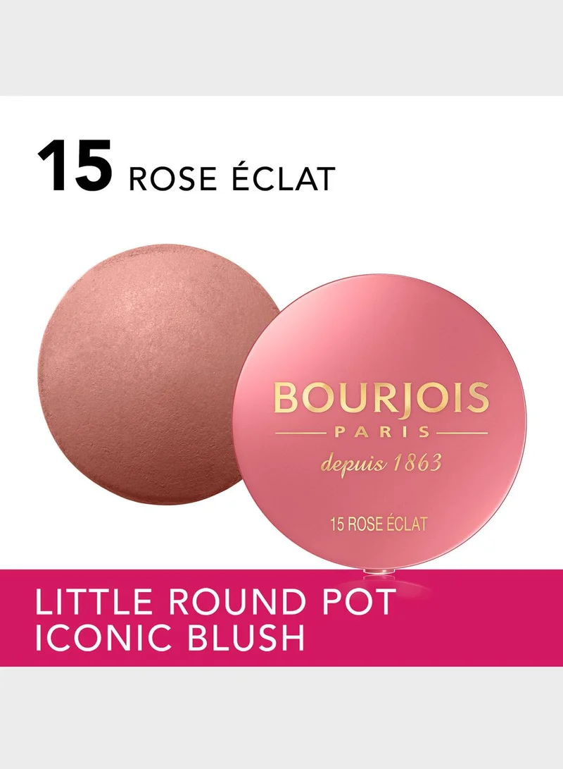 BOURJOIS PARIS Bourjois Little Round Pot Blusher – 15 – Rose Eclat, 2.5g