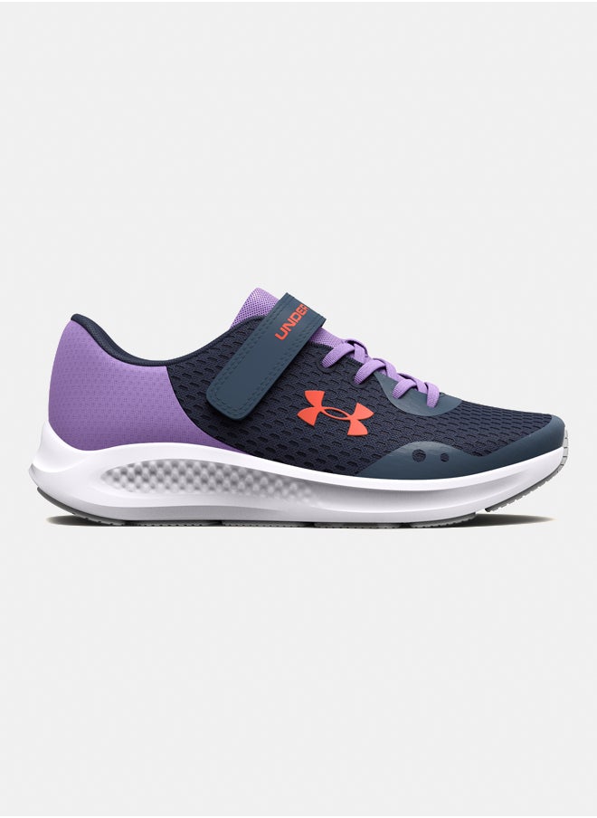 UNDER ARMOUR Girls' Pre-School Pursuit 3 AC Running Shoes  - Image 1