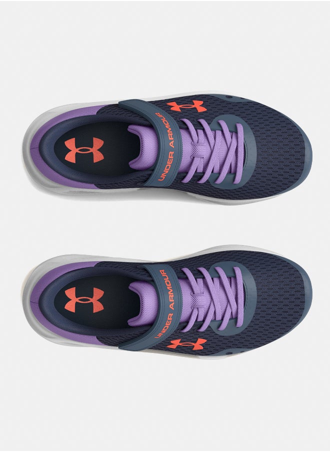 UNDER ARMOUR Girls' Pre-School Pursuit 3 AC Running Shoes  - Image 3