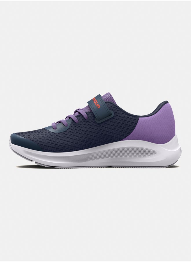 UNDER ARMOUR Girls' Pre-School Pursuit 3 AC Running Shoes  - Image 4